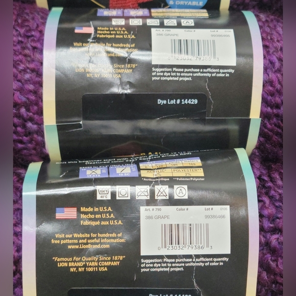 Bundle of #5 Bulky Yarn Multi-Color Lot Knitting Crochet Crafts 17 Skeins Chunky - Picture 6 of 16